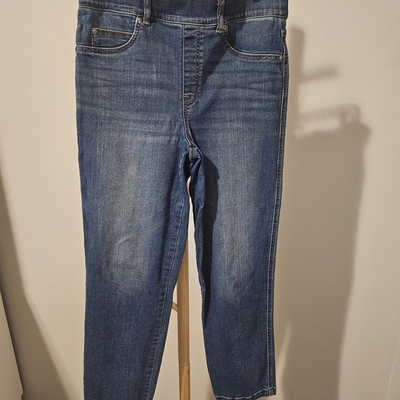 SPANX Pull On Classic Indigo Jeans (L) - Picture 1 of 2